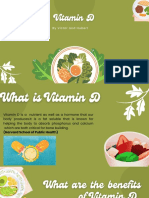 Green White Illustration Vegetables Healthy Balanced Diet Presentation