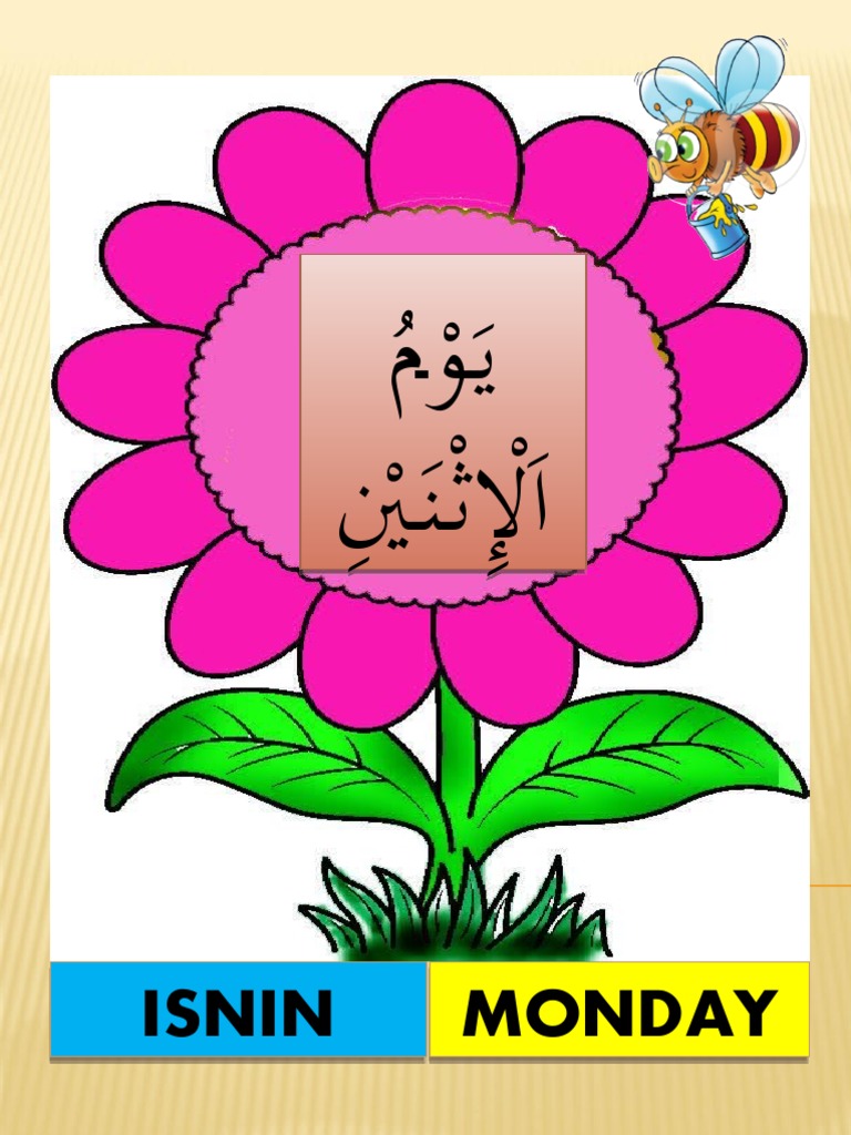 Hari Seminggu Arab Melayu Inggeris | PDF