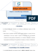 Statistique Inférentielle: Chapitre II: Echantillonnage Et Estimation