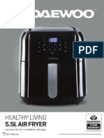 Daewoo SDA1804 5.5L Air Fryer Users Manual en