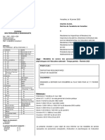 Circulaire Modalites de Service - Temps Partiels - Rentree 2023