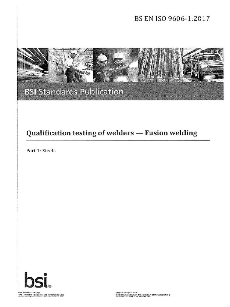 Bs en iso 9606 1 2017 qualification test pdf
