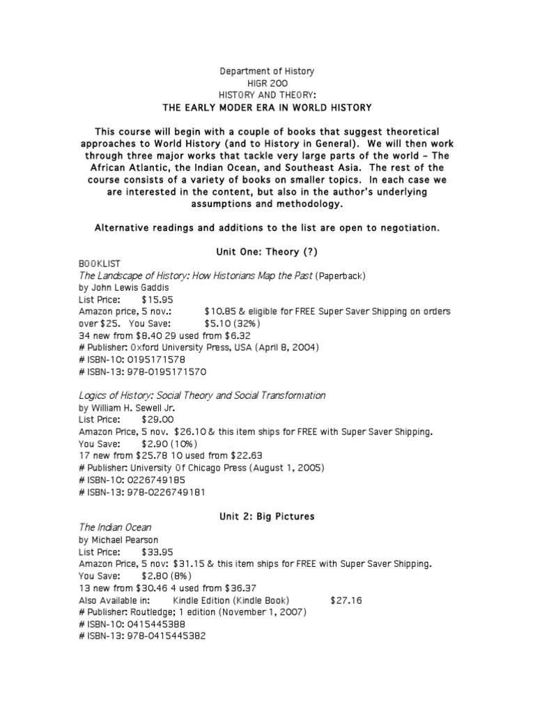 Daftar Buku Sejarah | PDF