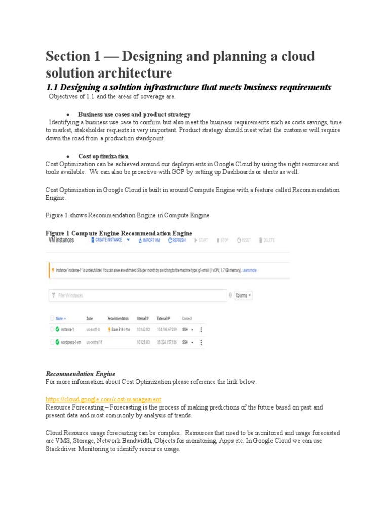 Google Cloud Cost Optimization Strategies | PDF | Cloud Computing ...