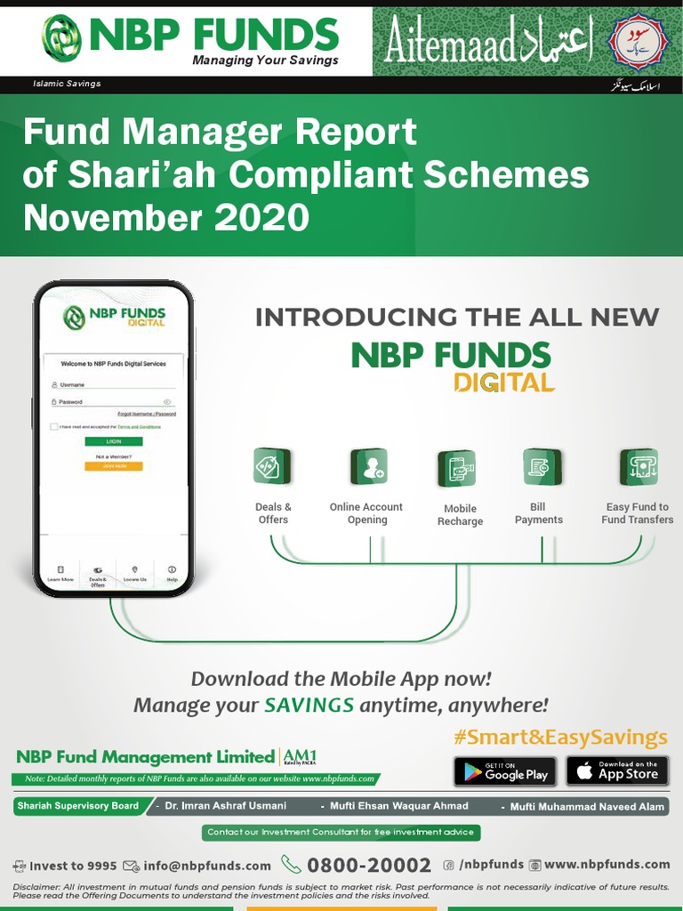 November 2020 Complete FMR Islamic PDF Investment Fund Investing