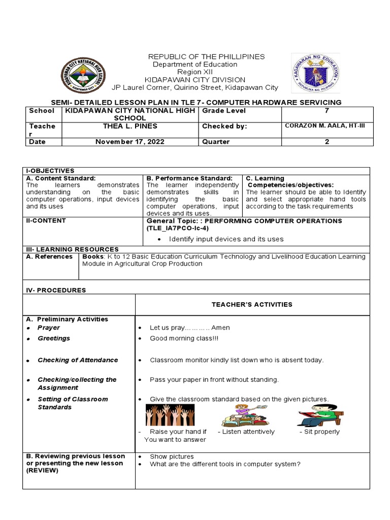 LP-TLE-7-2Q-computer Servce System-Performing Computer Operation | PDF ...