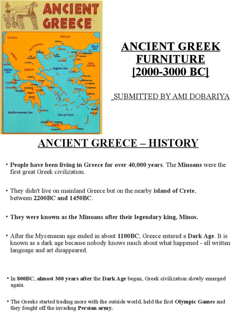 Ancient Greek Furniture PDF Furniture Ancient Greece
