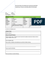 Panduan Pengisian Format Askep