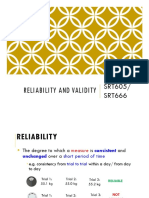 12-Reliability and Validity