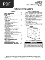 Carrier 30RAP Chiller Installation Manual