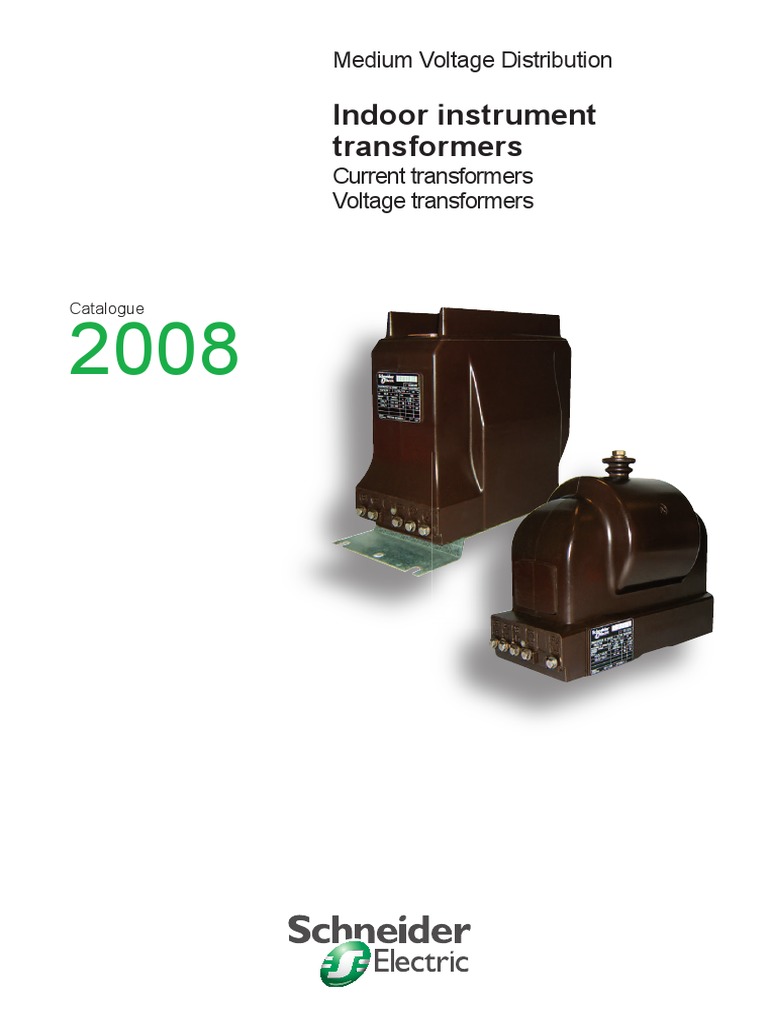 Medium Voltage Current Transformers Catalog | PDF | Transformer ...