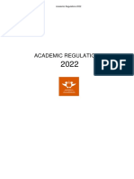 Final Academic Regulations 2022