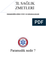 Paramedik Yetki Ve Sorumlulukları