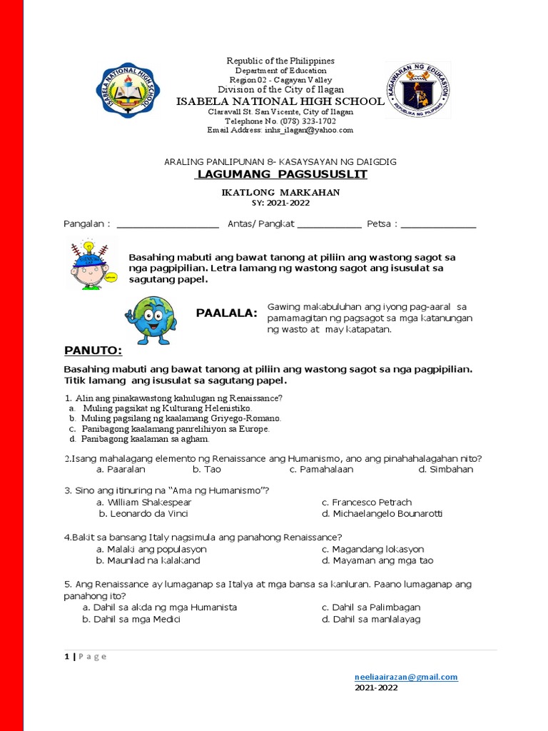 Summative Test Q3 Final 1 | PDF