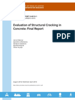 Evaluation of Cracks in Structure