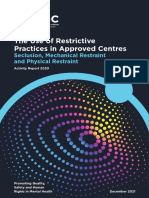 Restrictive Practices Activity Report 2020
