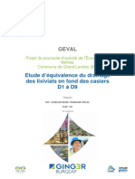 Etude D'équivalence Du Drainage Des Lixiviats en Fond Des Casiers D1 À D9