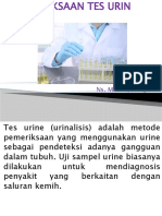 Tes Urin Untuk Diagnosis Penyakit