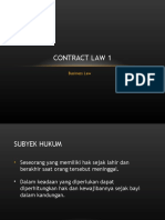 Road To Contract Law 1 - 2016