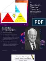 Sternbergs Triarchic Theory of Intelligence