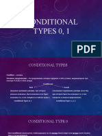 Conditional types 0, 1, 2, 3