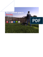 5 WAYS TO GENERATE 3D GRASS IN SKETCHUP