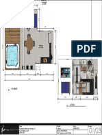 Projeto de interiores residencial com planta de layout gourmet
