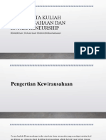 Kewirausahaan dan Entrepreneurship