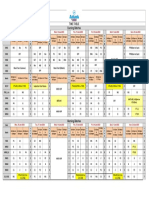 TIME Table - Jan 16th To 22th Jan 2023