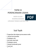 Topik4 - Perencanaan Usaha