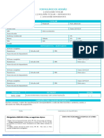 Formulário de adesão a plano de saúde