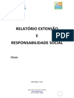 RELATÓRIO DE  ATIVIDADE DE EXTENSÃO E RESPONSABILIDADE SOCIAL ANEXO II