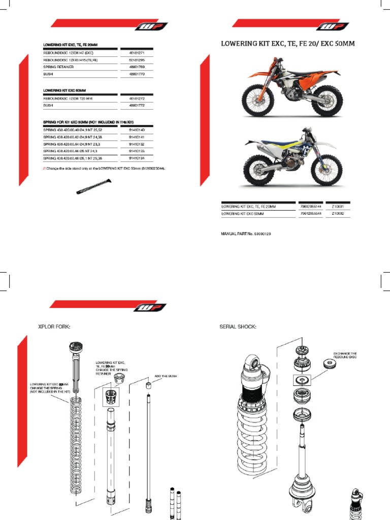kit conversion d'amortisseur Bladder K-TECH ktm EXC-F 250 2017 main image 0