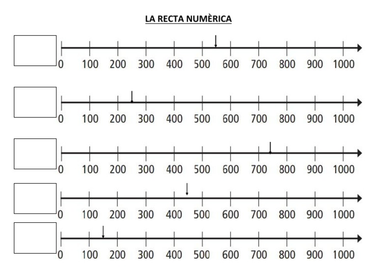 La Recta Numèrica | PDF