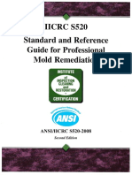 IICRC S520 Standard and Reference Guide For Professional Mold Remediation