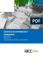 Logística de distribución y transporte: Componentes de la cadena de suministros