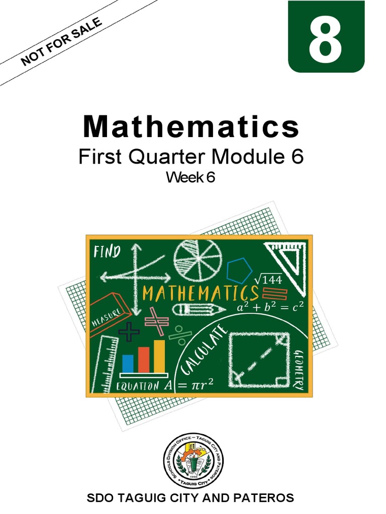 Math8q1 Week6 Hybrid - Version2 | PDF | Line (Geometry) | Mathematics