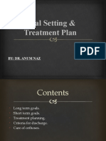 Goal Setting - Treatment Plan