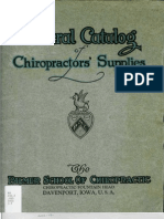 Chiro Supply Catalog PSC 1922