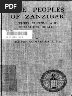 Godfrey Dale - The Peoples of Zanzibar - Their Customs and Religious Beliefs (1969)