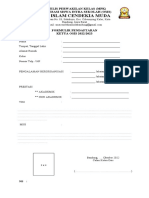 Formulir Pendaftaran Calon Ketua Osis