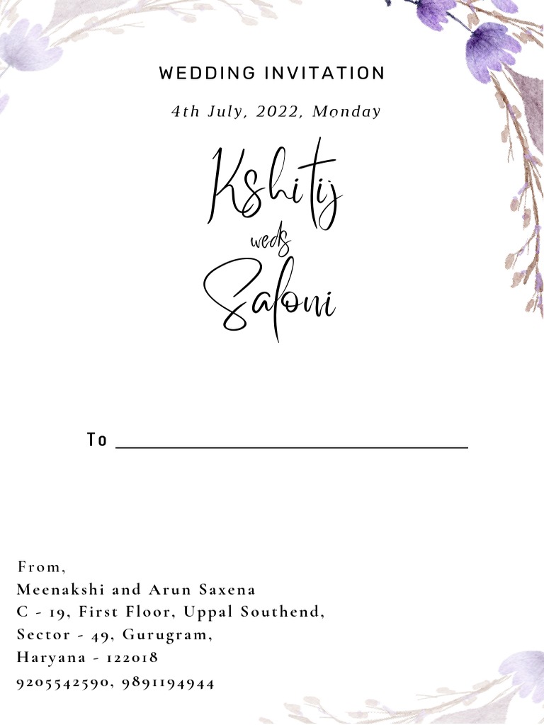 Wedding | PDF