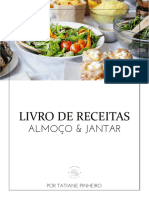 Livro de Receitas Almoço e Jantar