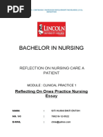 BACHELOR IN NURSING - Docx (Reflection)