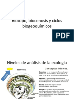 Biotopo Biocenosis y Ciclos