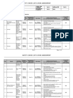 Safety Checklist & Risk Assessments (Tank Inspection) - Rev.0