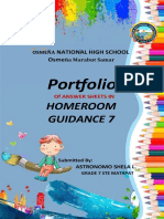 Osmeña National High School Portfolio Answer Sheets