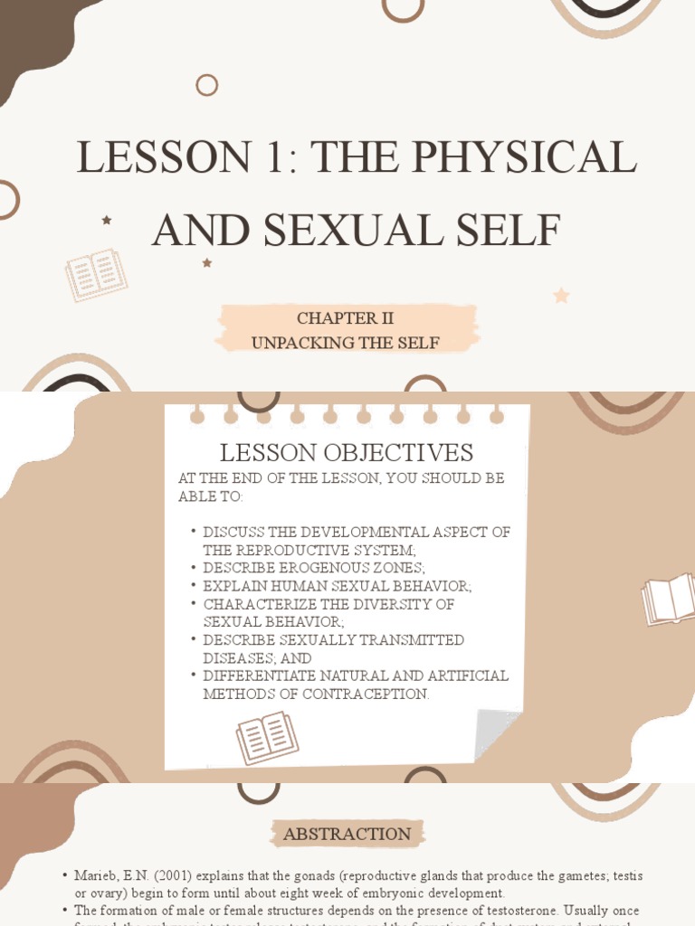 Lesson 1: The Physical and Sexual Self | PDF