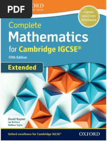 Complete Mathematics For Cambridge IGCSE Fifth Edition Extended PDF