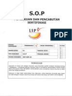 Sop Pembekuan Dan Pencabutan Sertifikasi PDF Free